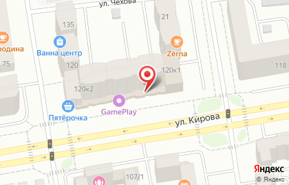 Фирменный салон напольных покрытий Quick Step на улице Кирова на карте