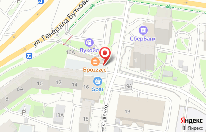 Магазин разливного пива Пивной мир на улице Генерала Буткова на карте