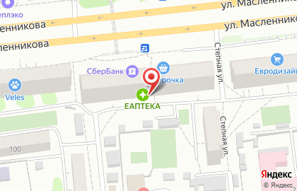 ОАО Платежный терминал, Сбербанк России на улице Масленникова на карте