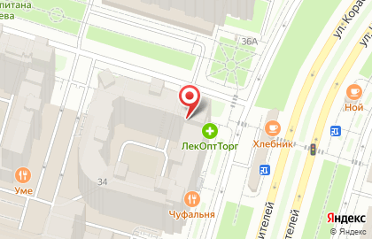 Аптека ЛекОптТорг в Санкт-Петербурге на карте