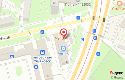 Супермаркет Магнит на улице Полбина, 50 на карте