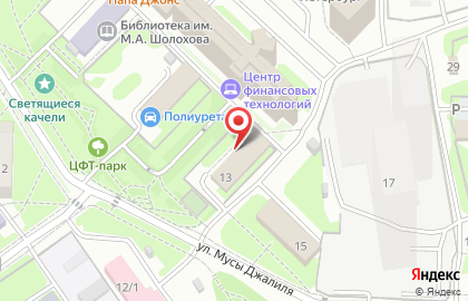 Ханты-Мансийский банк Открытие на улице Мусы Джалиля, 13 на карте