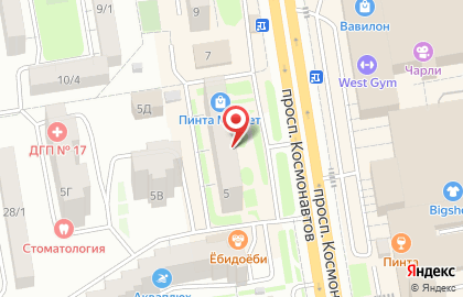 Кредитный потребительский кооператив Сберегательный капитал на проспекте Космонавтов на карте