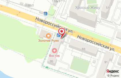 Салон цветов Цветопторг на Новороссийской улице на карте