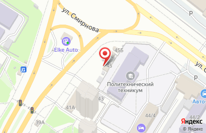 Закусочная на улице Мира на карте