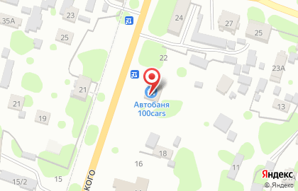 Автомойка Автобаня на улице М.Горького на карте