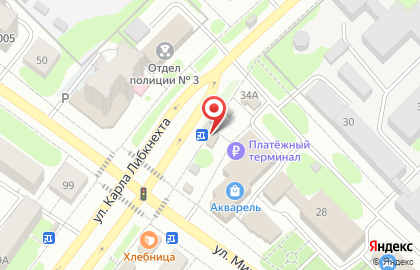Фирменный магазин Шокта на улице Мира на карте