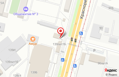 Шиномонтажная мастерская на Краснореченской, 139 к3 на карте