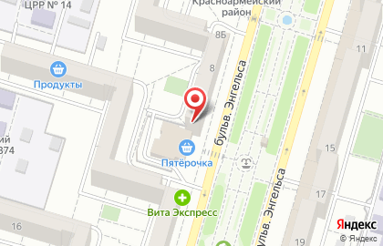 Автошкола ДОСААФ России в Красноармейском районе на карте