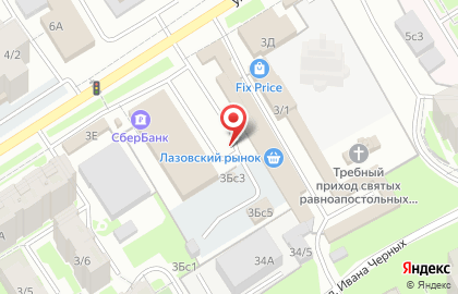 Шиномонтажный центр на улице Сергея Лазо на карте
