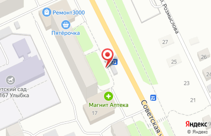 Мясная лавка на Советской улице на карте