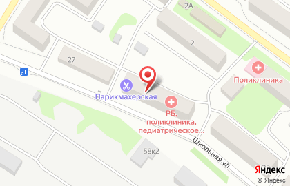 Продуктовый магазин Мандаринка на Школьной улице на карте