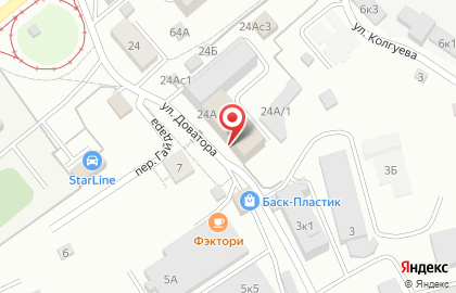 Столовая Тарелка в Кировском районе на карте
