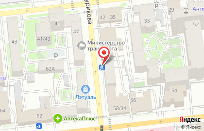 Квартирное бюро Авторитет на улице Сурикова на карте