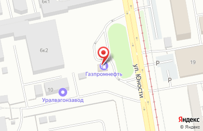 АЗС в Екатеринбурге на карте
