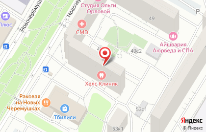 Киоск по продаже хлебобулочных изделий, район Черёмушки на карте