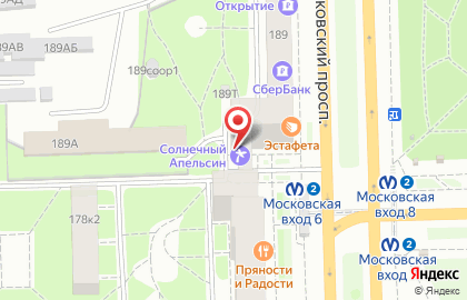 Турагентство SUNORANGE на Московском проспекте на карте