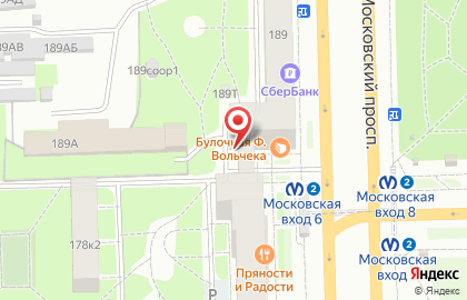 Турагентство SUNORANGE на Московском проспекте на карте