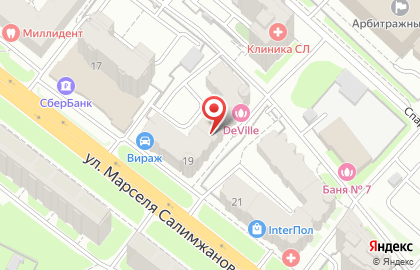 Салон красоты Очарование на улице Марселя Салимжанова на карте