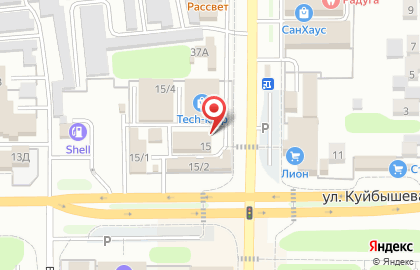 Магазин строительных материалов в Туле на карте