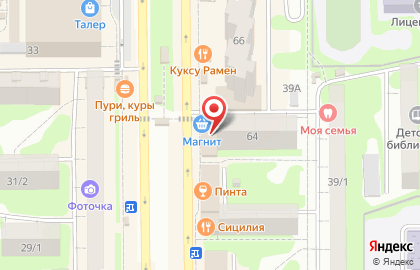 Советский район Киоск по продаже фруктов и овощей в Ростове-на-Дону на карте
