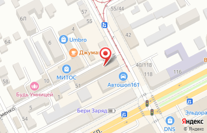 Продуктовый магазин Тройка в Ростове-на-Дону на карте