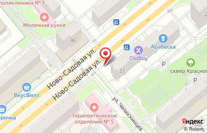 Киоск по продаже фруктов и овощей в Самаре на карте