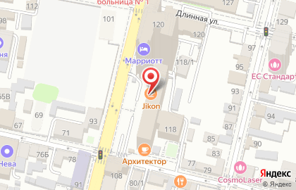 Ресторан быстрого питания Black Star Burger на Красной улице на карте