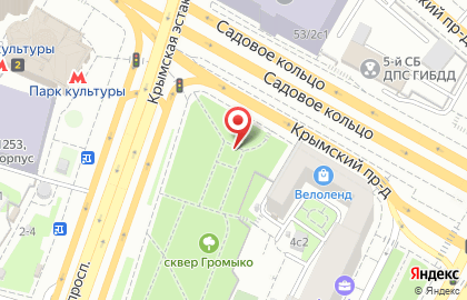 Платный общественный туалет, район Хамовники на Комсомольском проспекте на карте