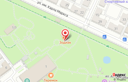 Кафе Зодиак в Волгограде на карте