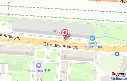 Автомойка на Станционной, вл4а на карте