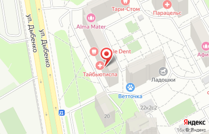 Arcus на улице Дыбенко на карте