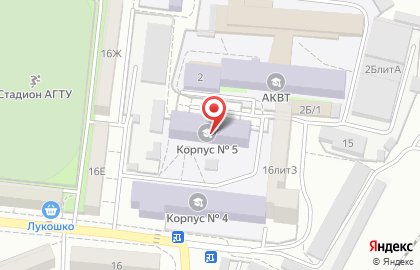 АГТУ, Астраханский государственный технический университет на карте