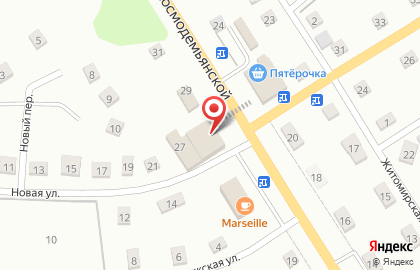 Супермаркет Мария-Ра на Зои Космодемьянской на карте