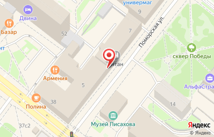 Производственно-коммерческое предприятие Титан на Поморской улице на карте