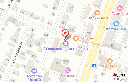 Ставропольпромстройбанк в Ставрополе на карте