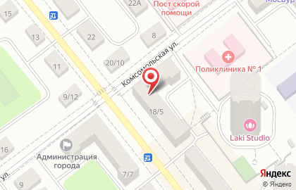 Компания Эксперт сервис на Комсомольской на карте