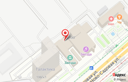 Комплекс ночных заведений The Rooms на Ново-Садовой улице на карте