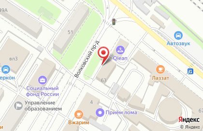Проектно-техническая компания Криотек на Волковской улице на карте