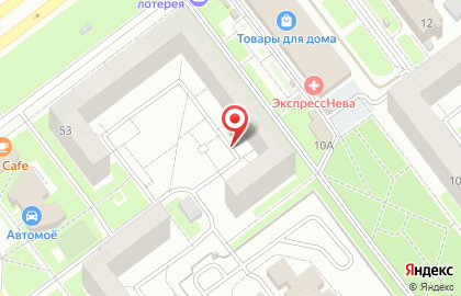 Пирамида на проспекте Ленинского Комсомола на карте