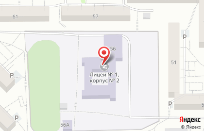 Лицей №1 в Красноярске на карте