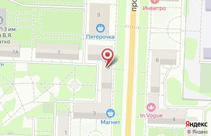 Магазин интимных товаров и белья Венера на проспекте Макеева на карте