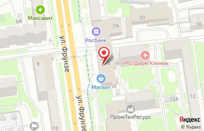 Магазин чулочно-носочных изделий на ул. Фрунзе, 7Б на карте