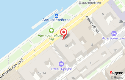 Тсм на Адмиралтейской набережной на карте