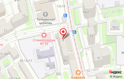 Банк Москвы Отделение Тихвинское на карте
