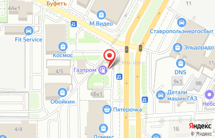 АЗС Газпром на проспекте Кулакова на карте