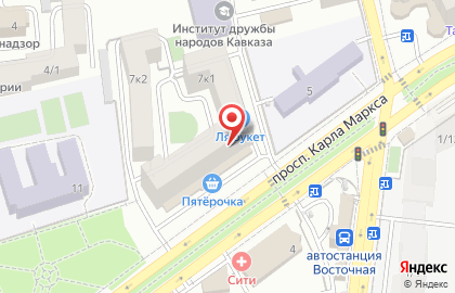 Ярмарка вещей в Ставрополе на карте