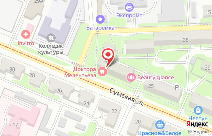 Стоматологическая клиника доктора Мелентьева на карте