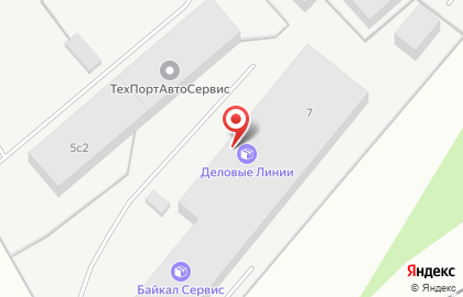 Транспортно-экспедиторская компания Деловые Линии в Первом проезде на карте