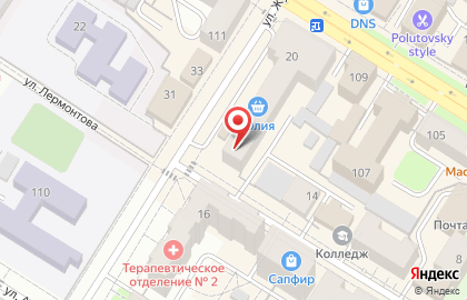 Магазин кондитерских изделий Сладкий на улице Журавлева на карте